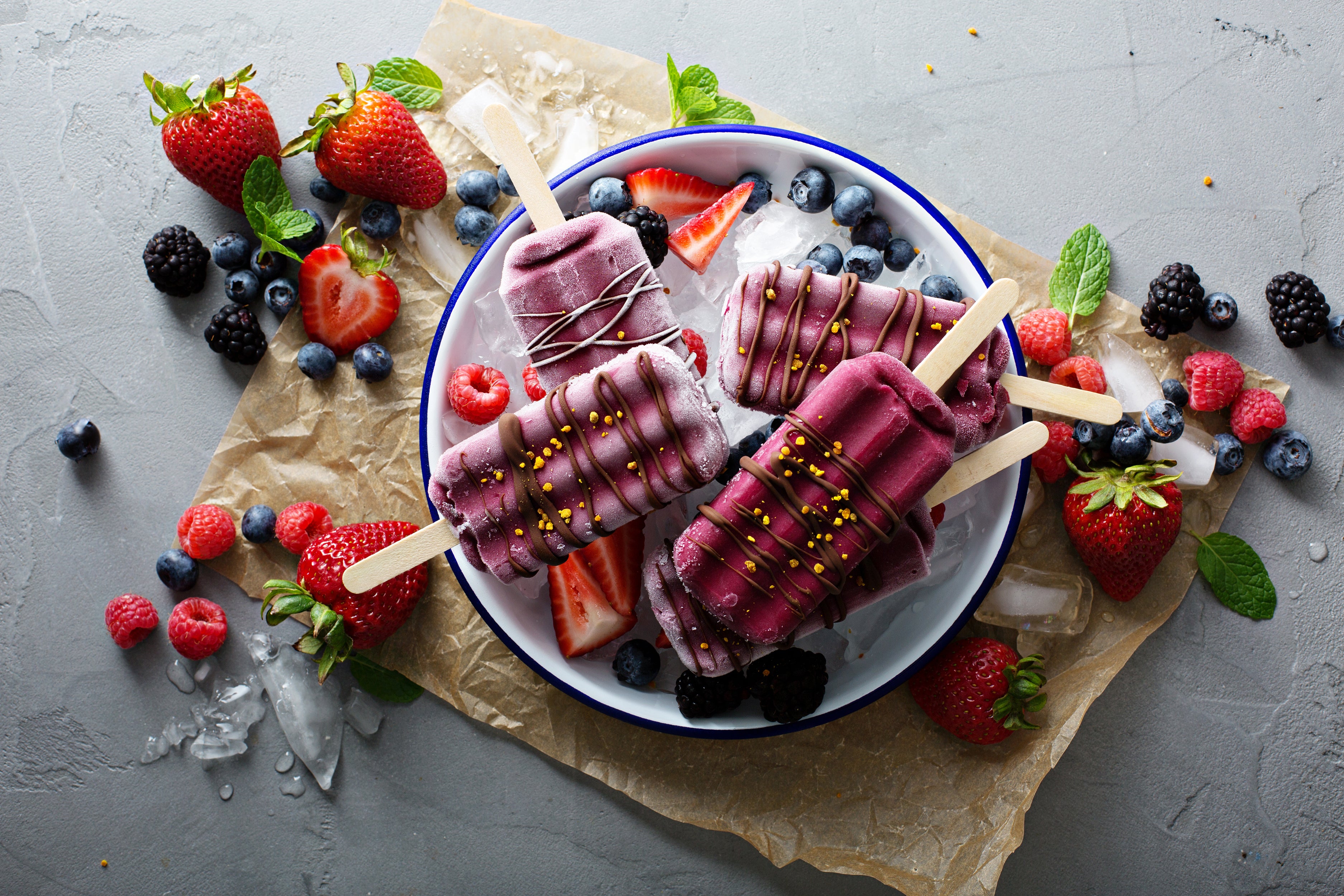 Breakfast Yogurt Popsicles