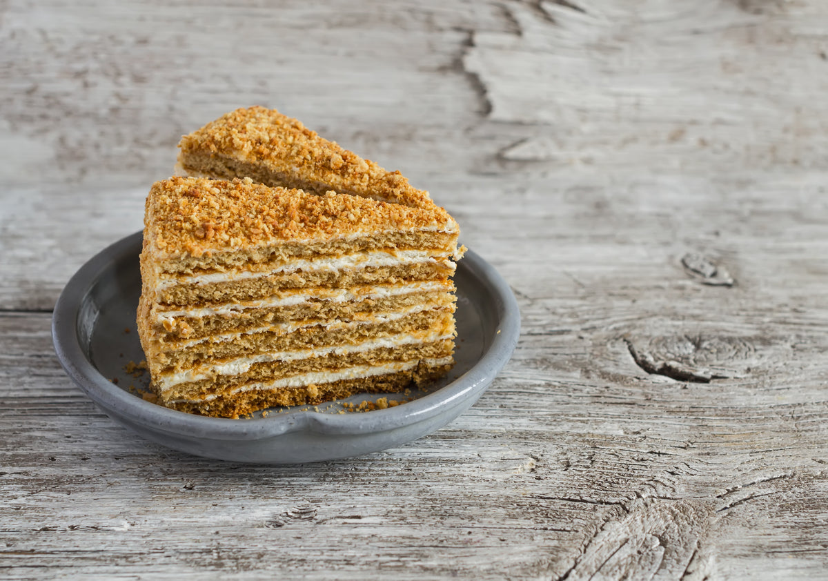 Energy Tea Cake with Honey Buttercream