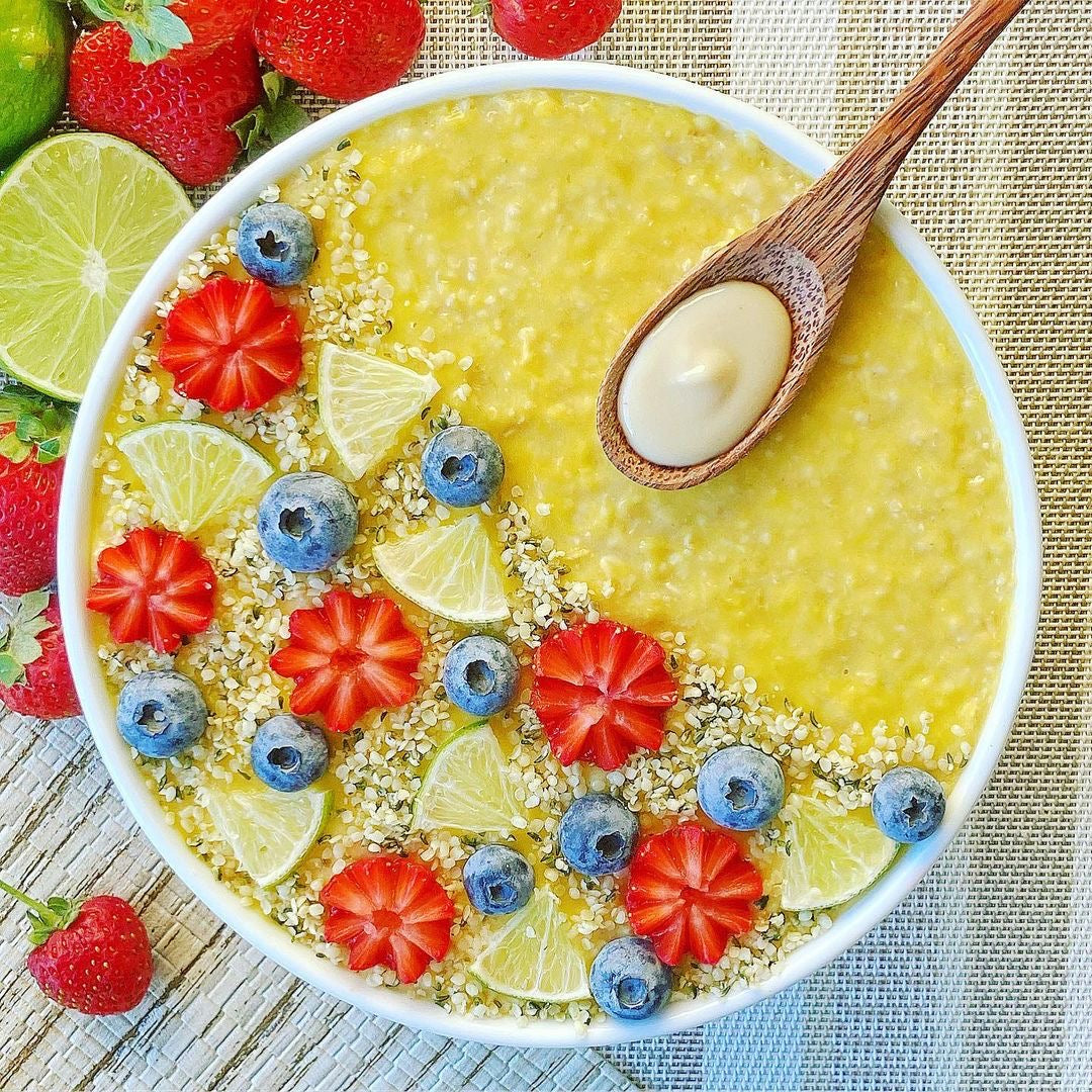Tropical Coconut Milk Powder, Mango & Hemp Oats!