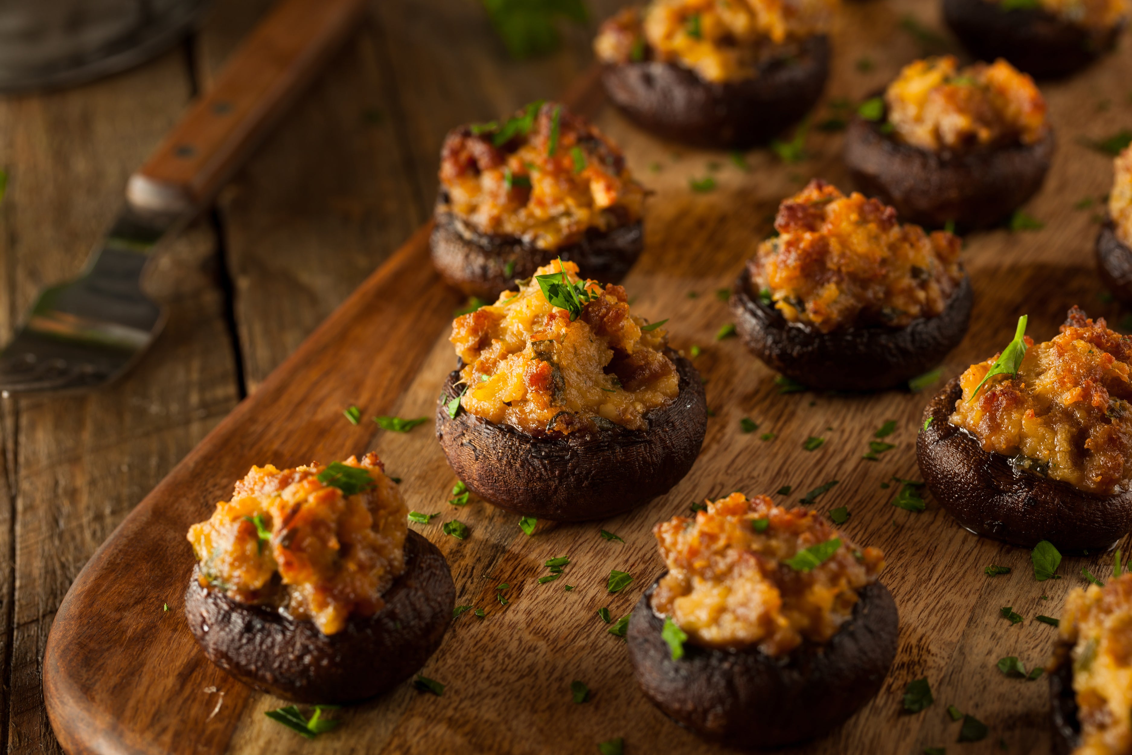 Keto Stuffed Mushrooms