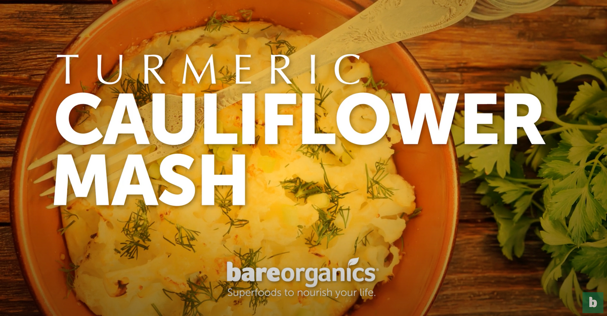 VIDEO RECIPE - Turmeric Cauliflower Mash