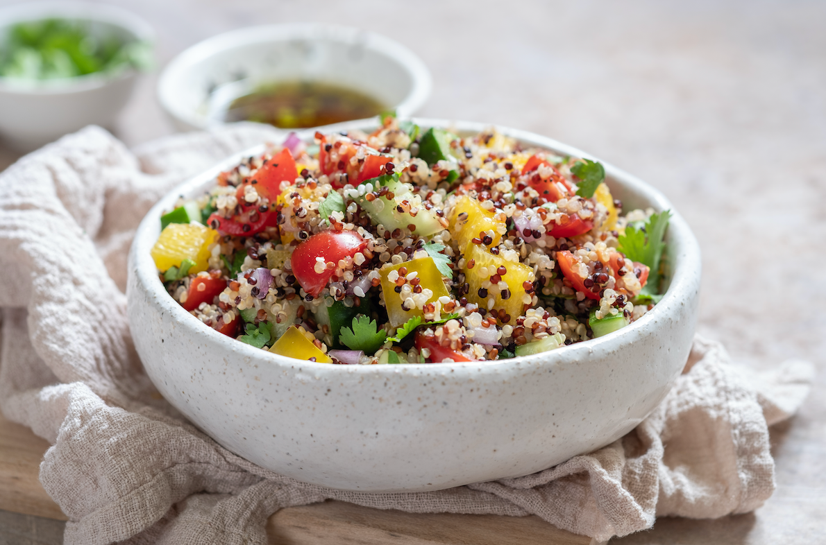 Lemon Turmeric Quinoa Salad
