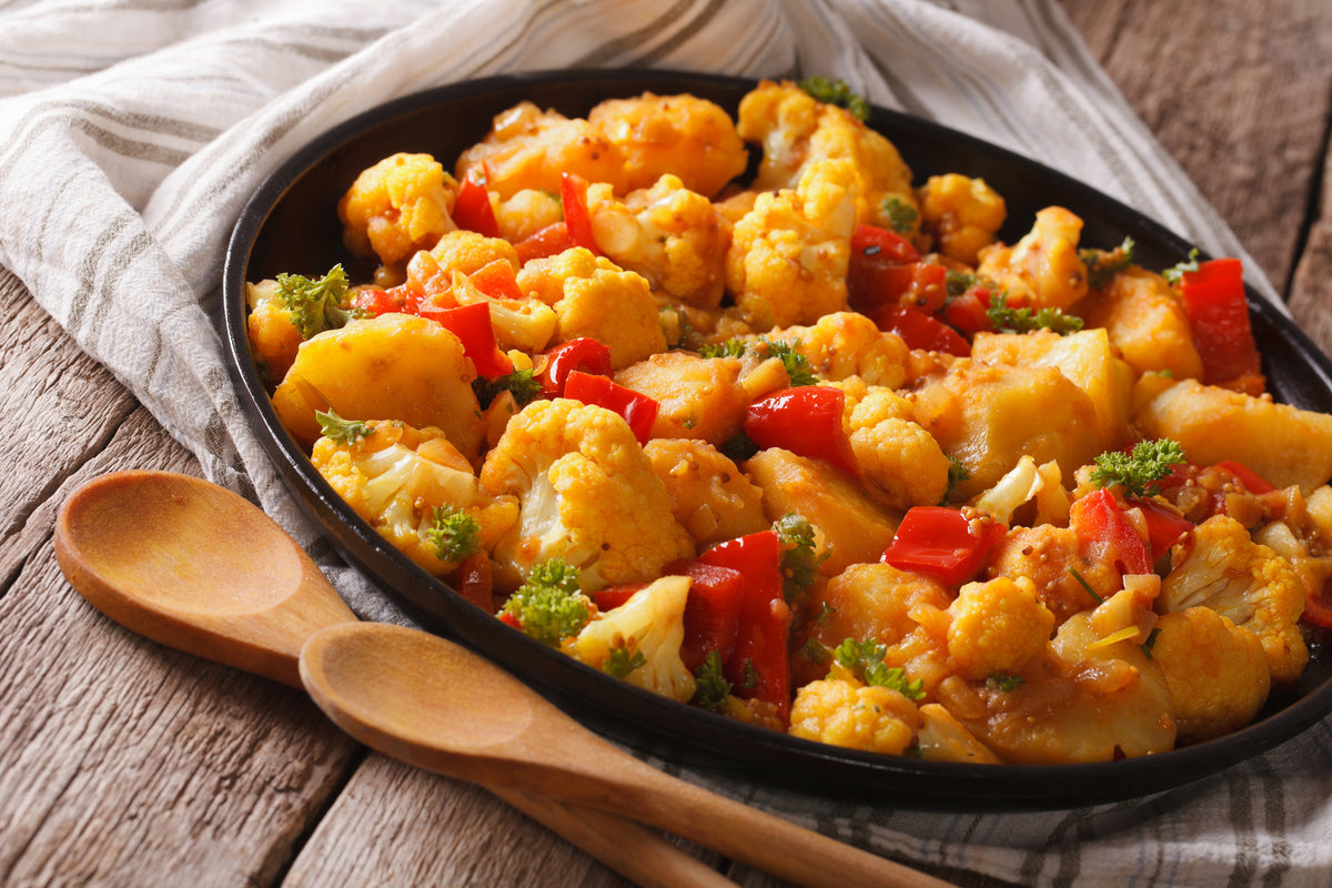 Turmeric Cauliflower and Potatoes