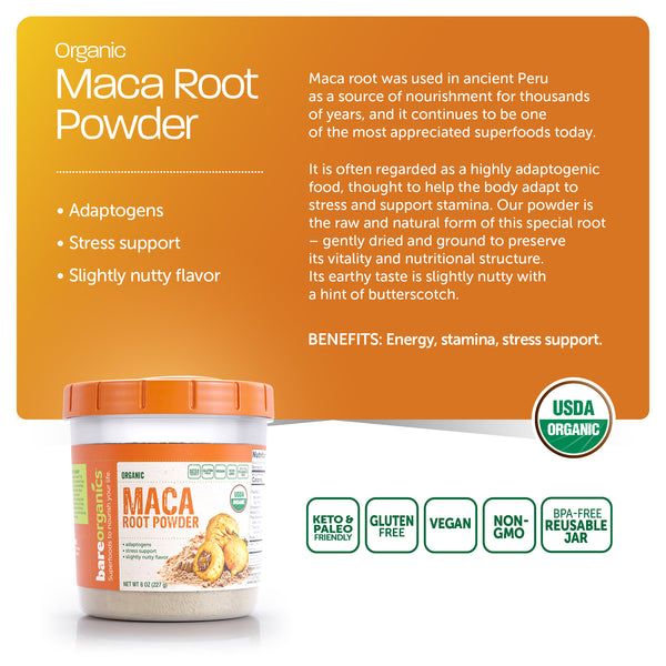 Organic Maca Root Powder Bundle – BareOrganics.com