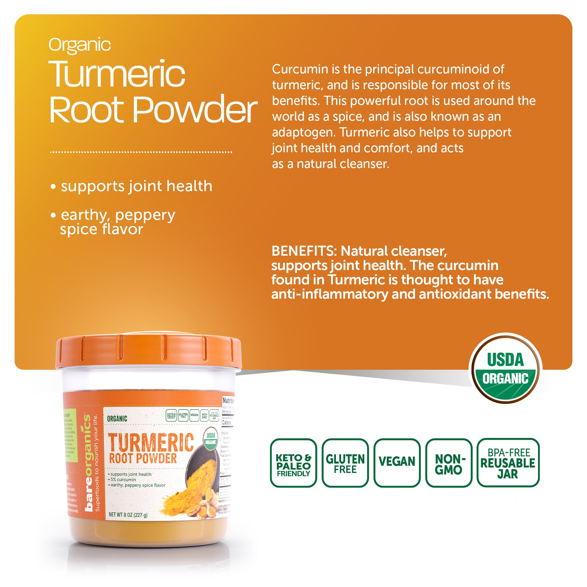 Organic Turmeric Root Powder
