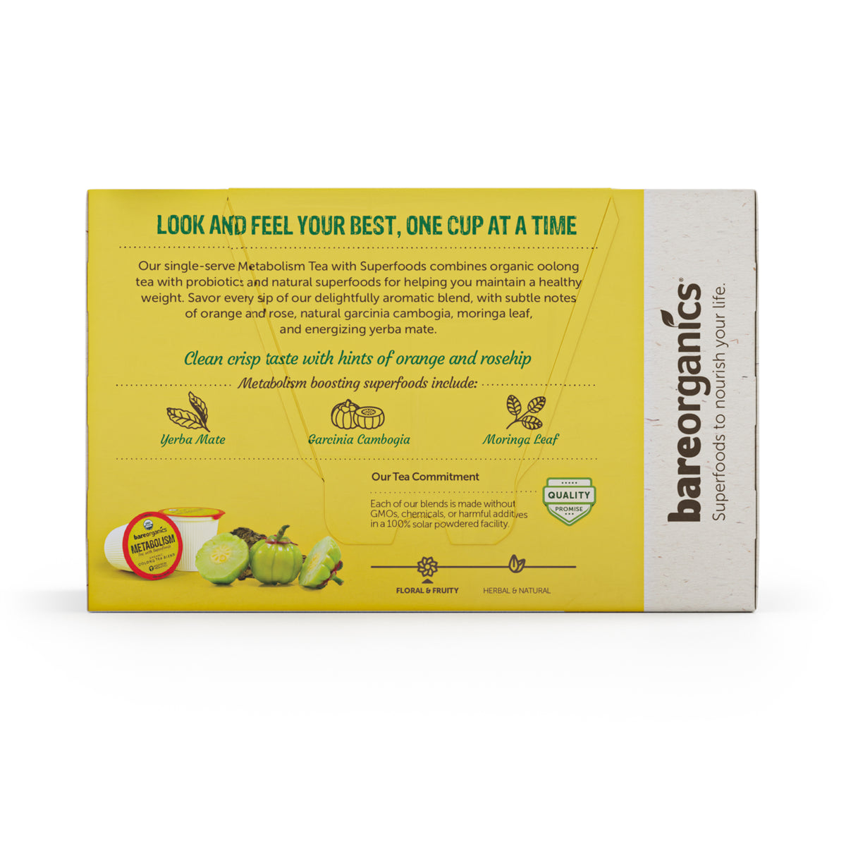 Organic Metabolism Tea with Superfoods (10ct Single Serve Cups)