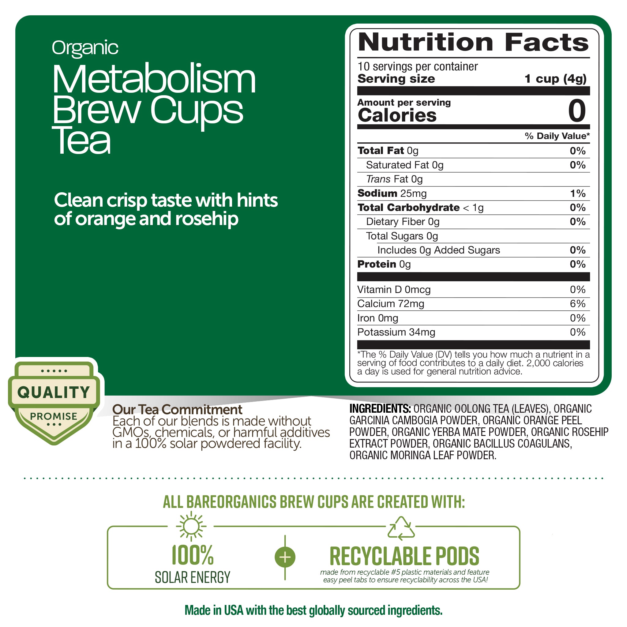 Organic Metabolism Tea with Superfoods Bundle