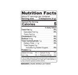 BareOrganics Organic Moringa Leaf Powder Nutrition Facts Panel