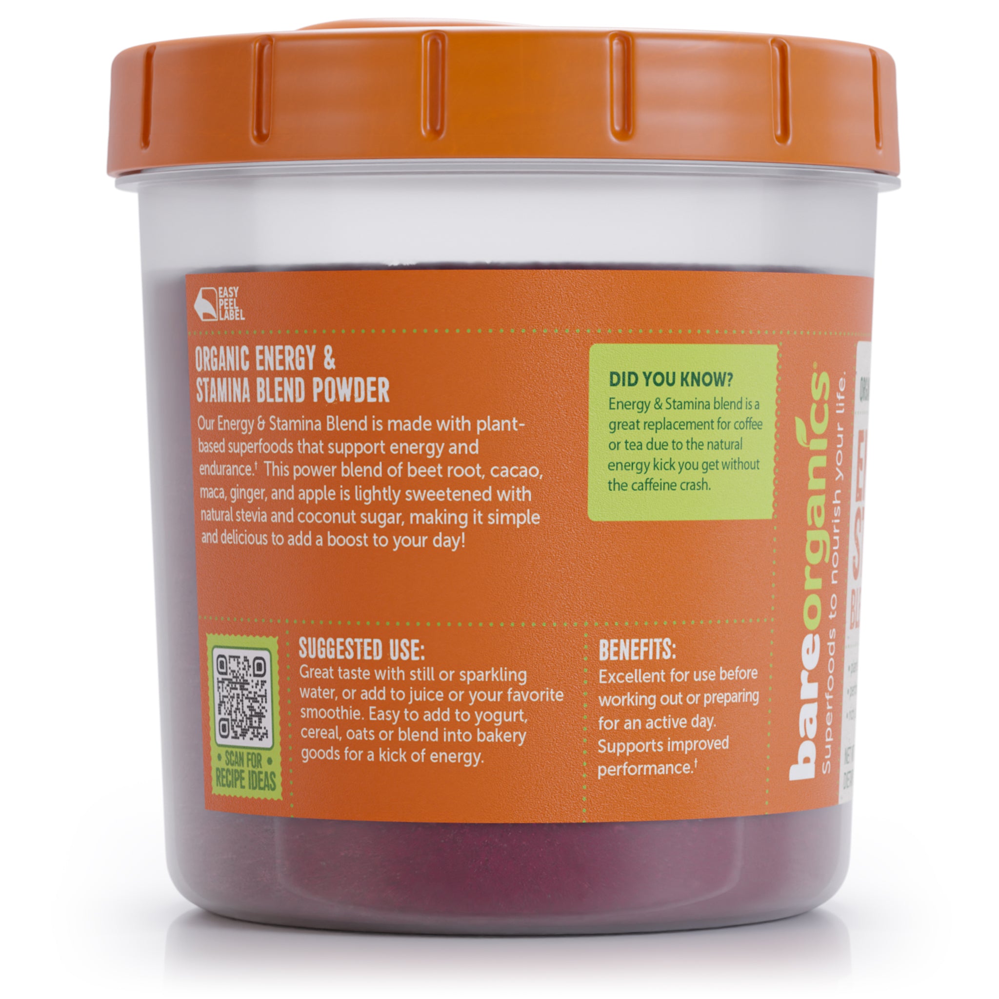 Organic Energy And Stamina Blend Powder