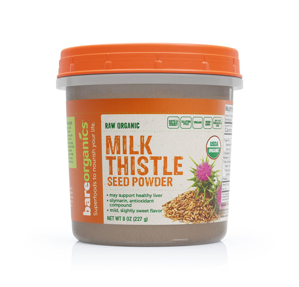 BareOrganics Organic Milk Thistle Seed Powder