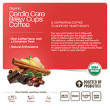 Organic Cardio Care Coffee With Superfoods Bundle (20ct Single Serve Cups)