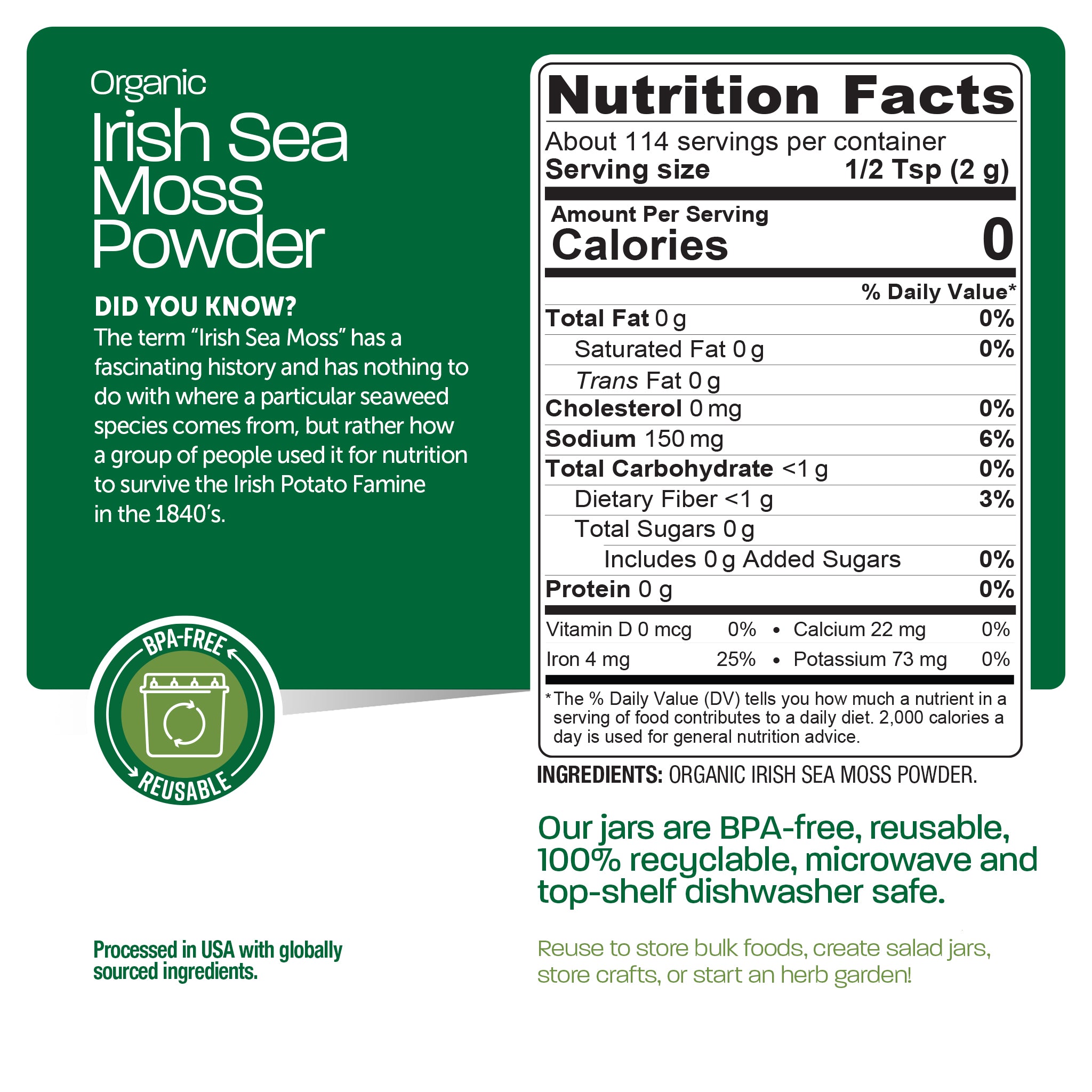 Organic Irish Moss Powder Bundle