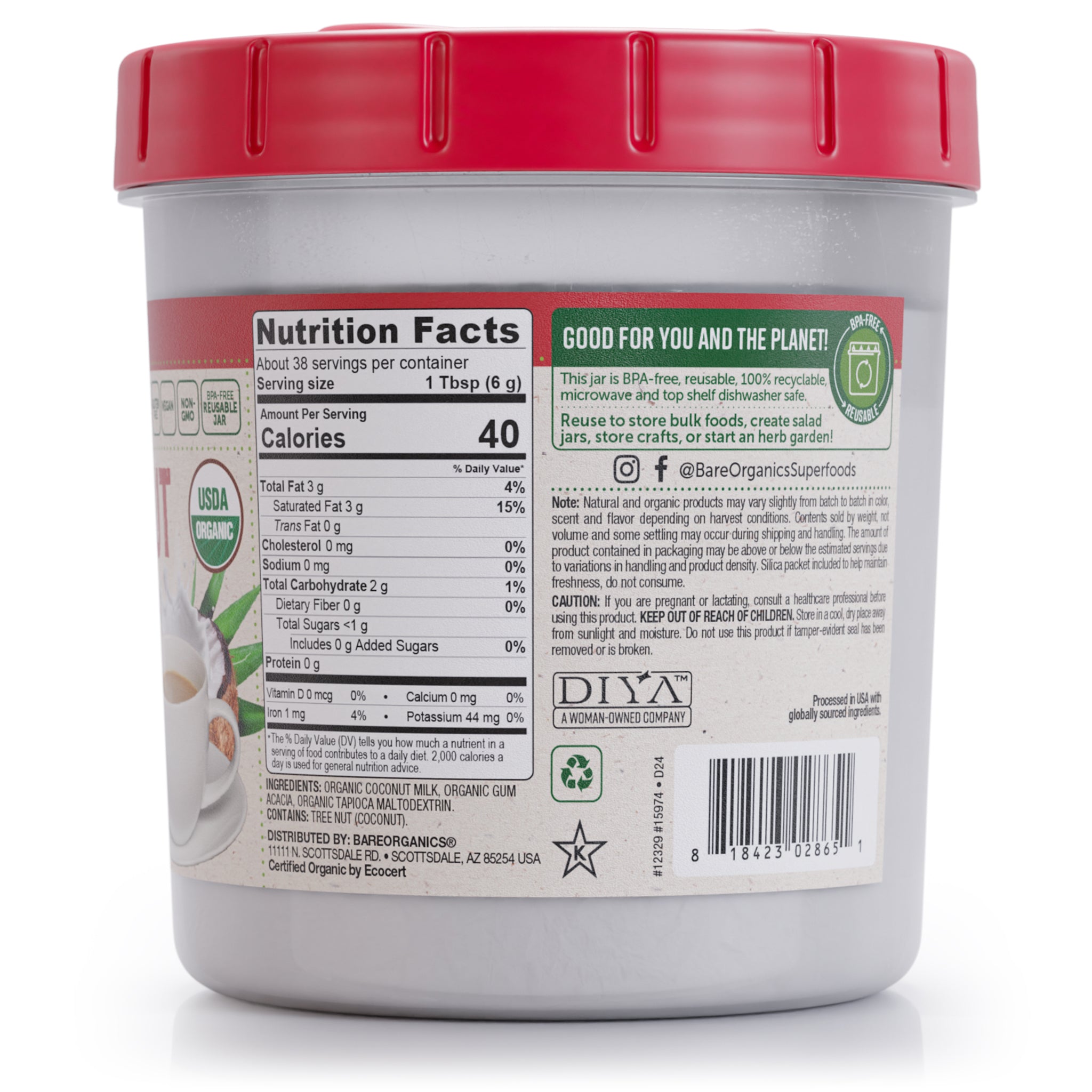 Organic Coconut Milk Powder
