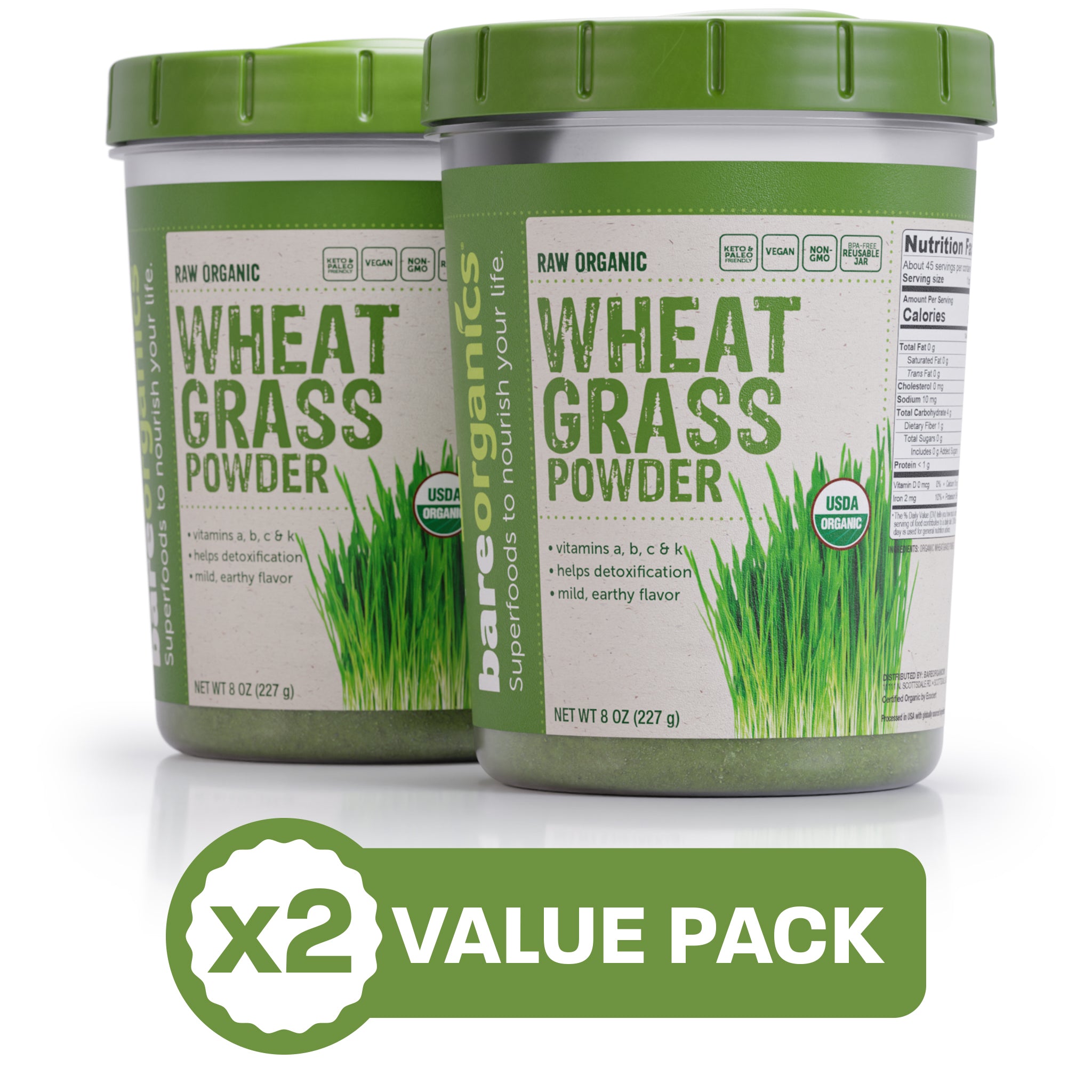 Organic Wheat Grass Powder Bundle
