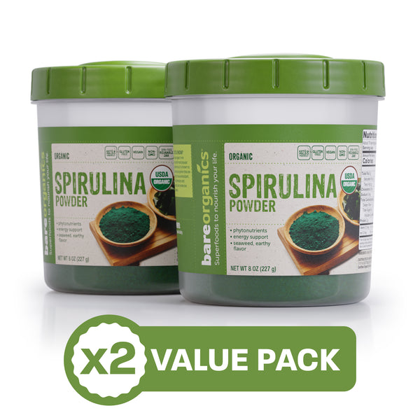 Organic Spirulina Powder Bundle