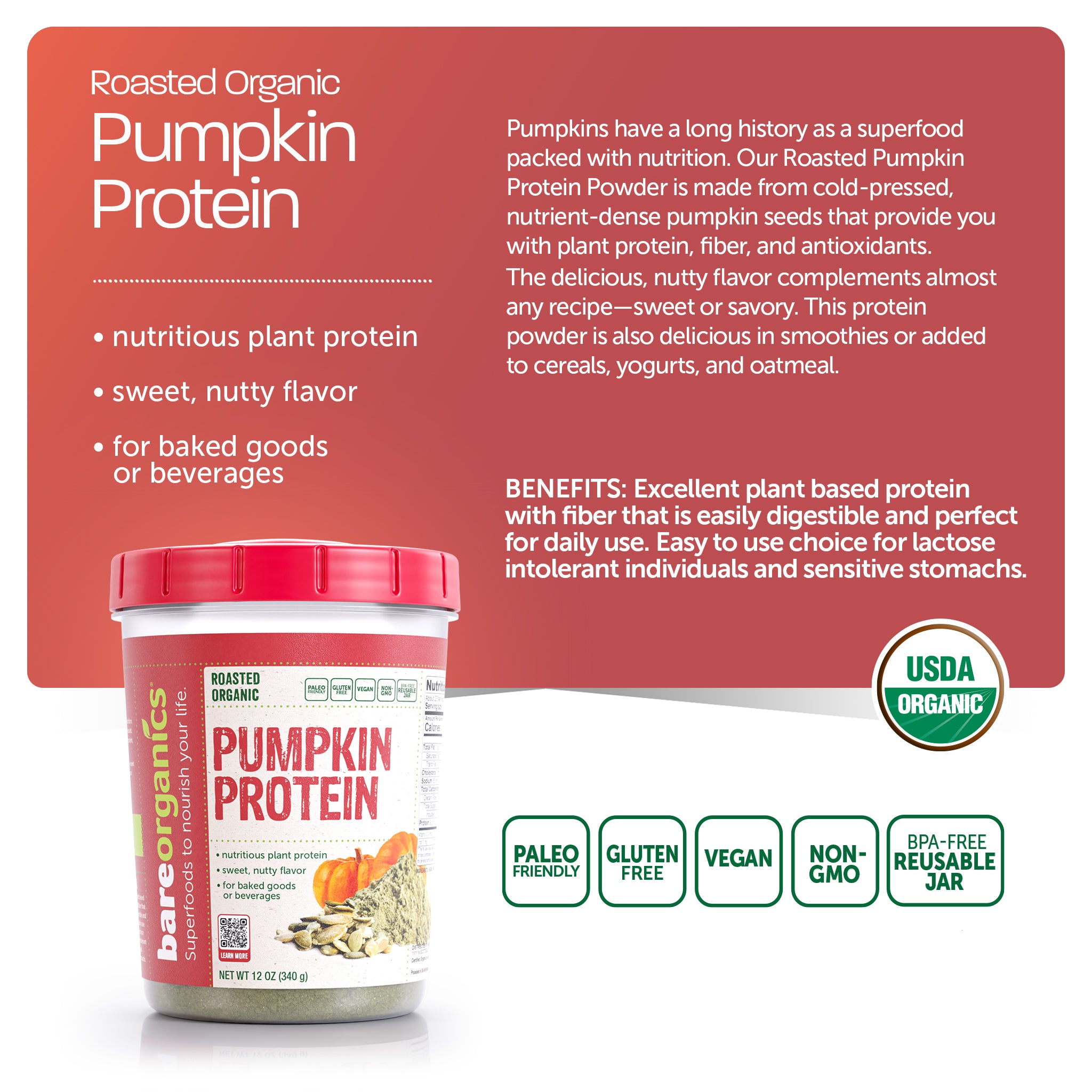 Organic Pumpkin Protein Powder Bundle