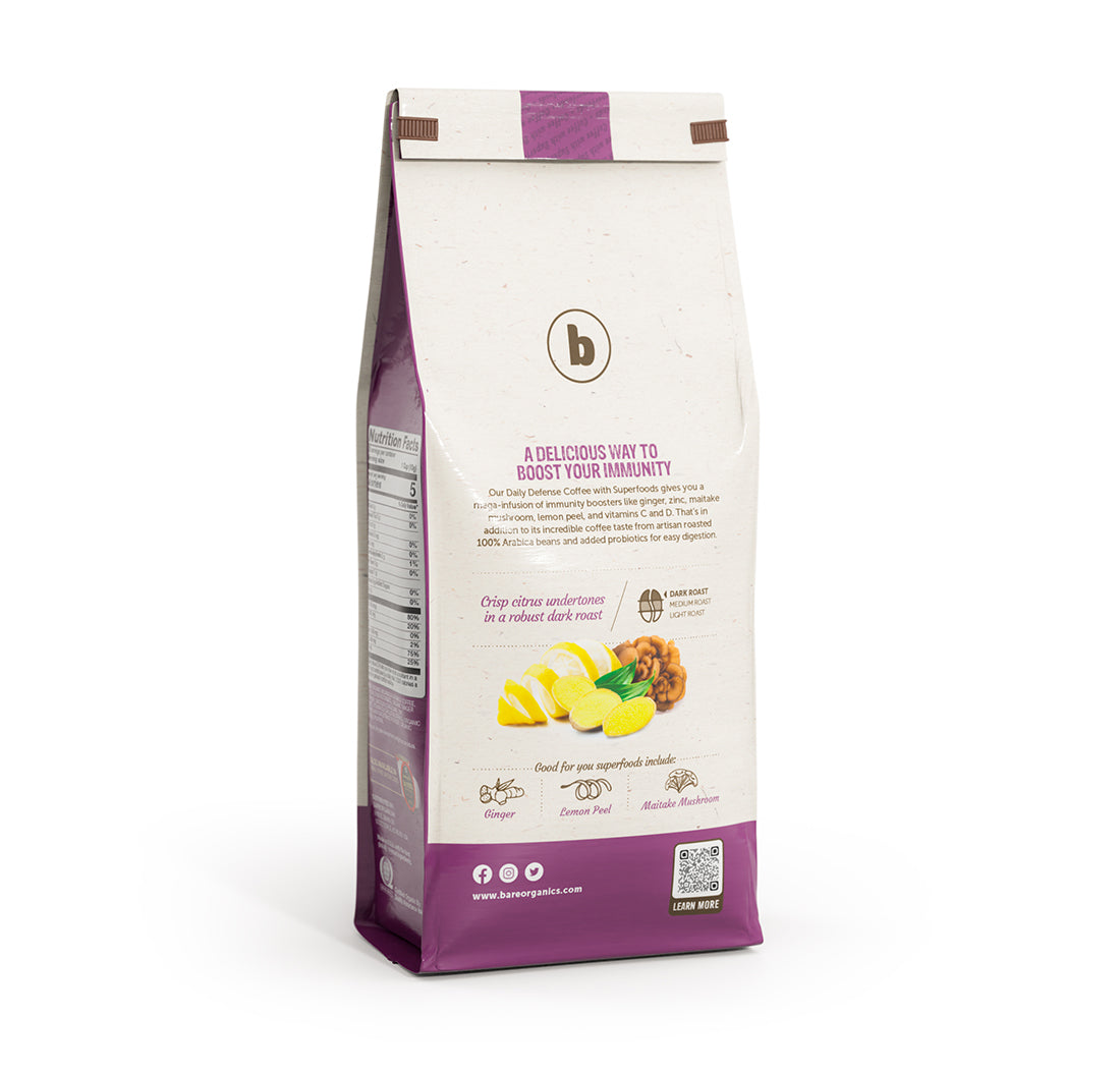 Organic Daily Defense Coffee With Superfoods
