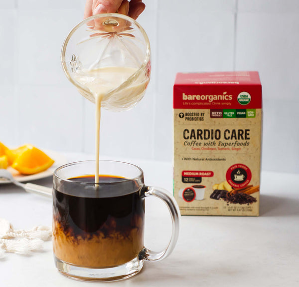 Organic Cardio Care Coffee With Superfoods Bundle (20ct Single Serve Cups)