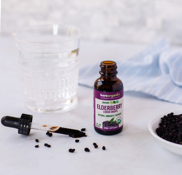 Organic Elderberry Liquid Drops